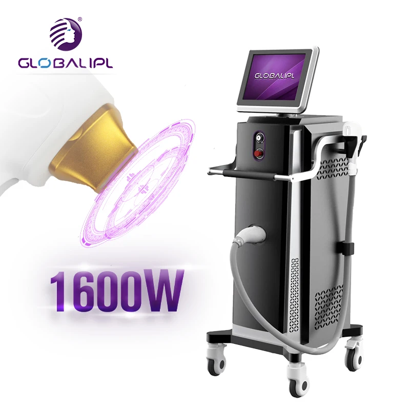

Triple wave diode laser vertical 755 808nm hair removal machine