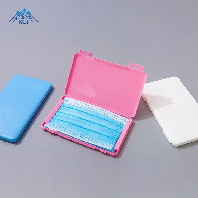 

New Color Pp Box Portable Plastic Case Masking Holder The Mask Storage Box, Black, pink, green, blue, white