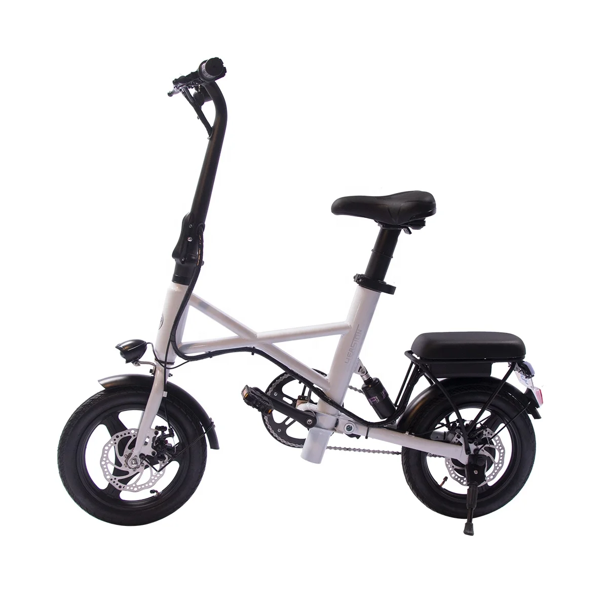 

YEASIONWD Free Shipping 14"X1.95 Wheel 350W Motor eBike 7.8Ah Lithium Battery Mini Electric Bicycle Folding Electric City Bike