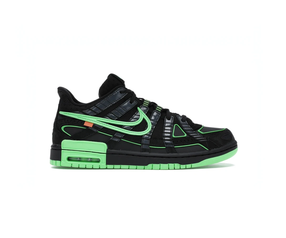 

Nike Air Rubber Dunk Off-White Green Strike men women sneakers fashion casual sports shoes basketball shoes