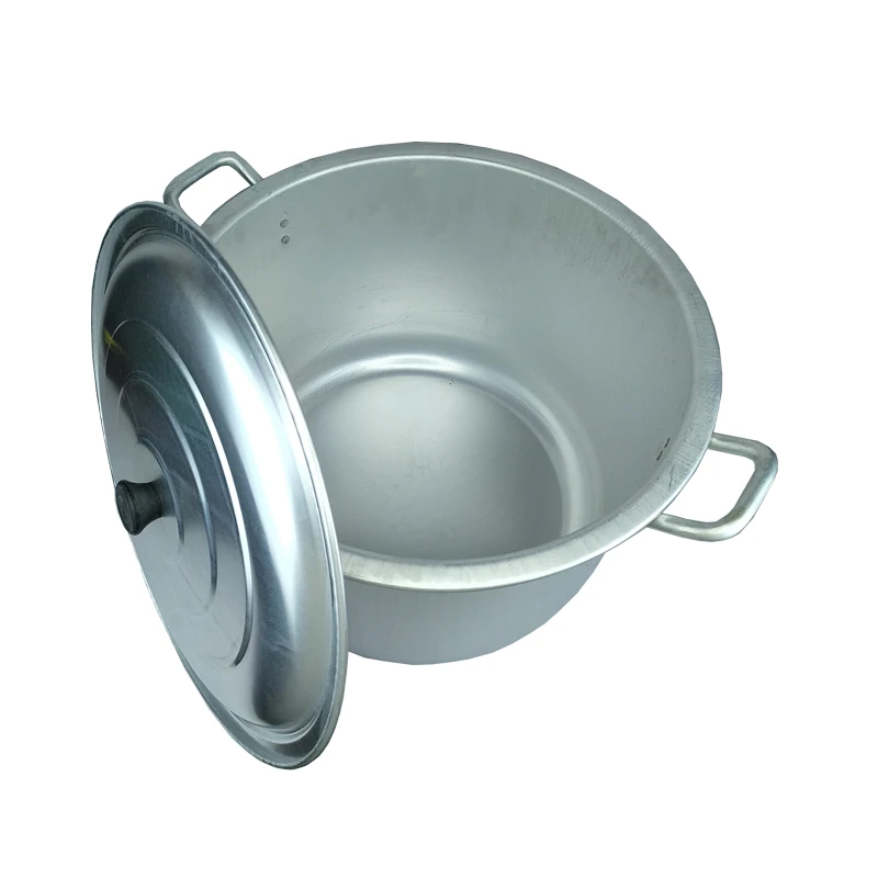 

Best Chinese Wholesalers Large Sizes Aluminium Pots Sets Cooking On Sale, Silver