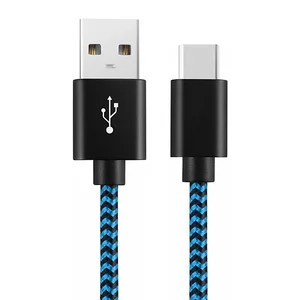 2019LAIMODA Wholesale 3A USB 3.1 Super data line Fast Charging Usb Braided Cable Type C for Huawei Honor