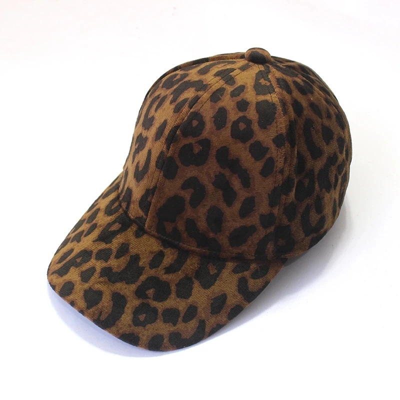 
fashion 2020 kids leopard baseball headgear Parents and children sports Hats 