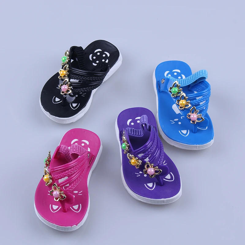 

children's sandals Simple design baby sandals with beautiful flowers baby sandals