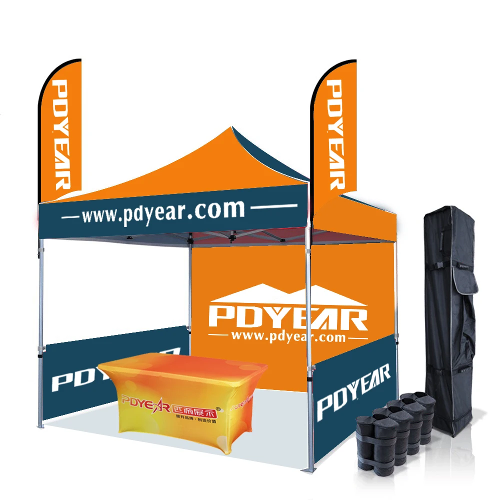 
10x10 advertising logo Outdoor Aluminum Trade Show Tent Exhibition Event Marquee gazebos Canopy Pop Up Custom Printed Tents 