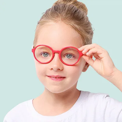 

2021 New Fashion Cute Boys Girls Blue Light Blocking Glasses Eyeglasses Frames Kids Anti Blue Light Glasses