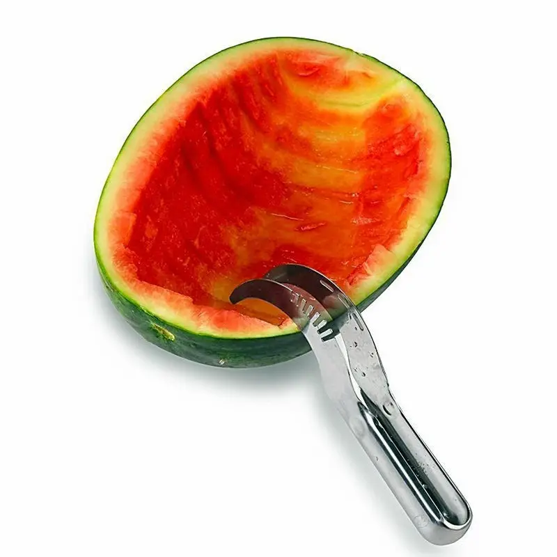 

O274 Stainless Steel Fruit Peeler Faster Melon Cutter Knife Corer Fruit Vegetable Tools Watermelon Slicer Corer