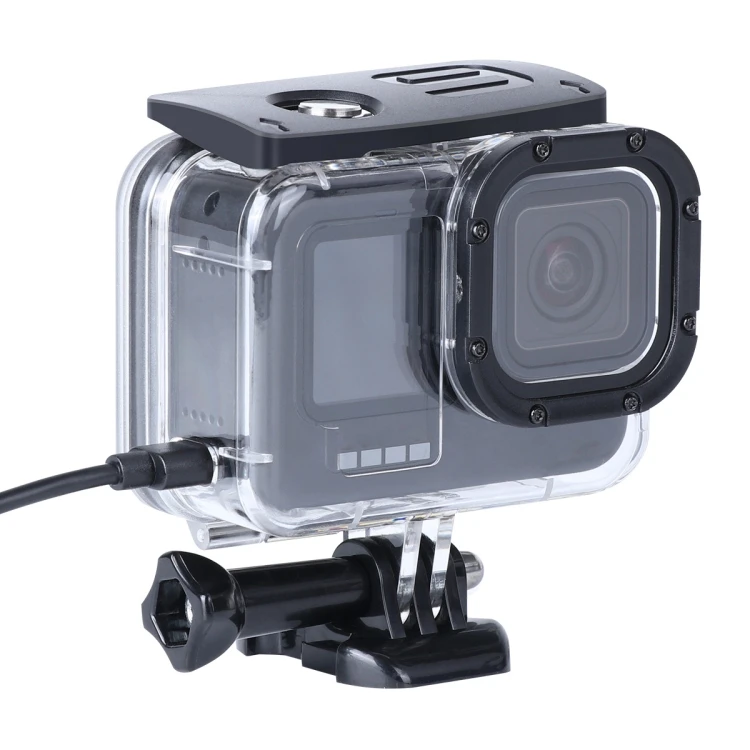 

Dropshipping 45m Waterproof Shockproof Underwater Diving Case Housing Protective Case for GoPro HERO9 Action Camera