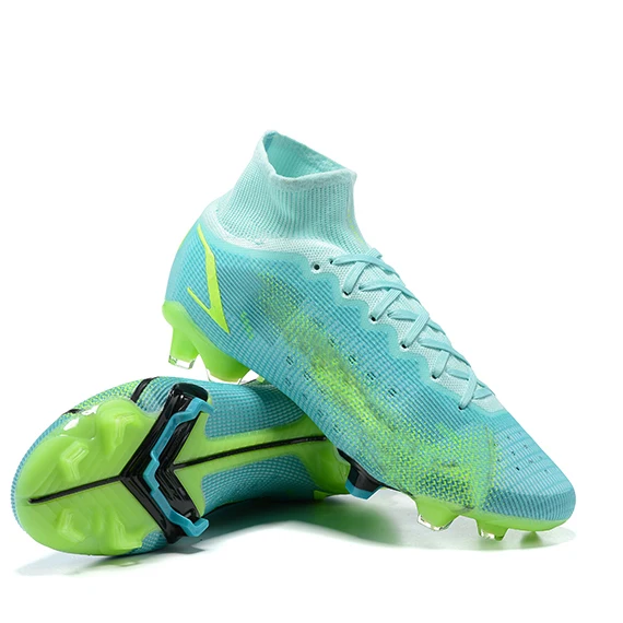 

Wholesale Top 1:1 Quality Superfly 8 Fg39-45 Men's High Top Low Top Soccer Shoes Football Boots Shoes, Green
