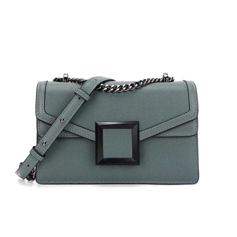 

TS9033 2020 Fashion Women's Designer Handbag Pu Leather Shoulder Bag Ladies Small Square Chain Crossbody Bags Designer Women Bag