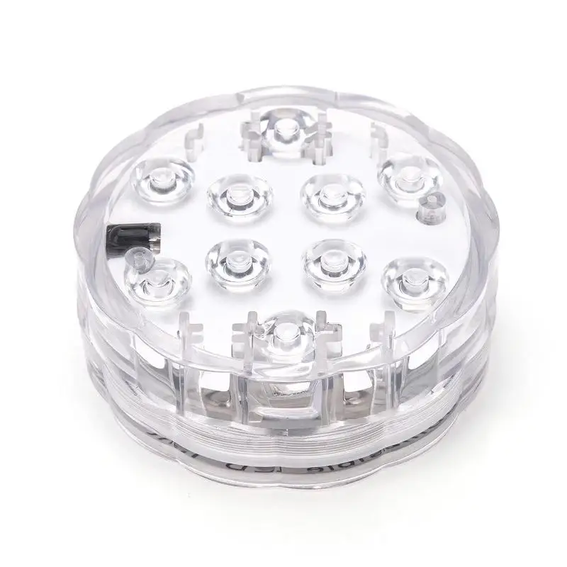 D7XH2.8cm remote controlled RGB 16 colors submersible light battery operated tea lights candles led