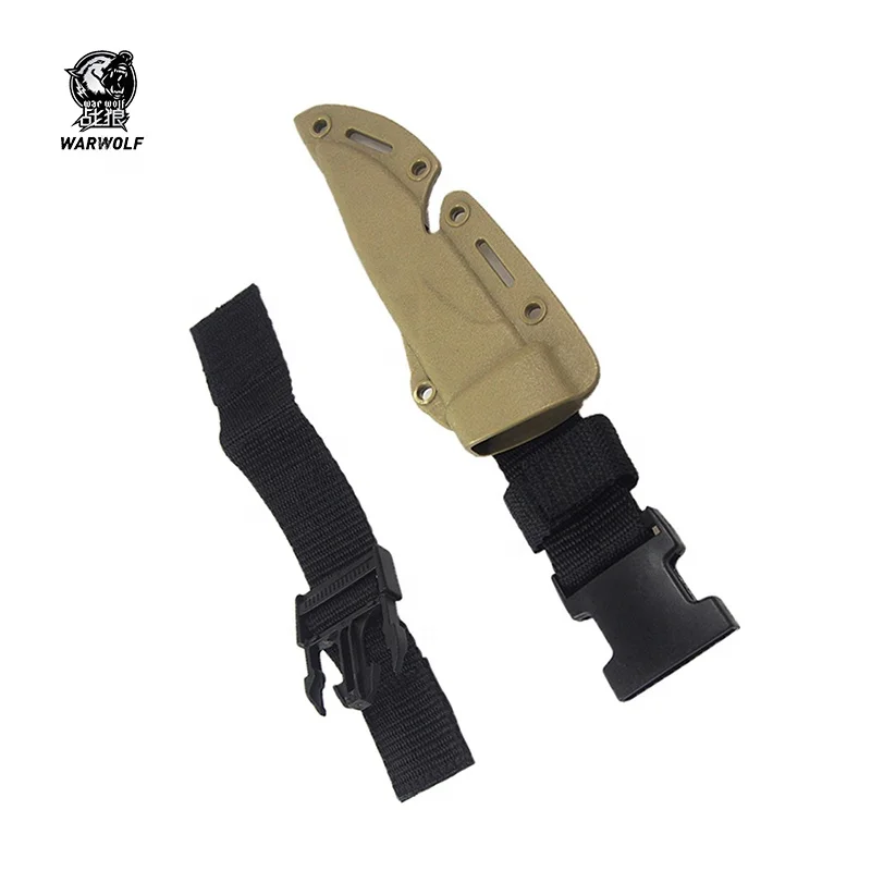 

Wholesale price bayonet training rubber dummy ABS tactical pocket combat army knife with sheath, Black , duty , desert