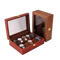 

superior quality well-made luxury 10 slots Wooden Watch box