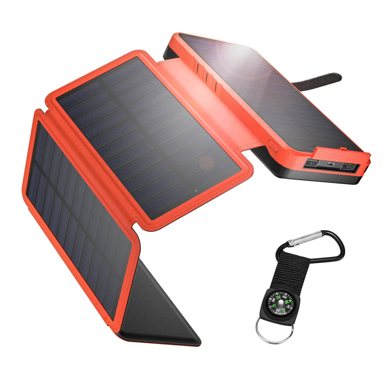 

Waterproof Cellphone Solar Charger Power Bank Portable Solar Powered Power Banks Waterproof