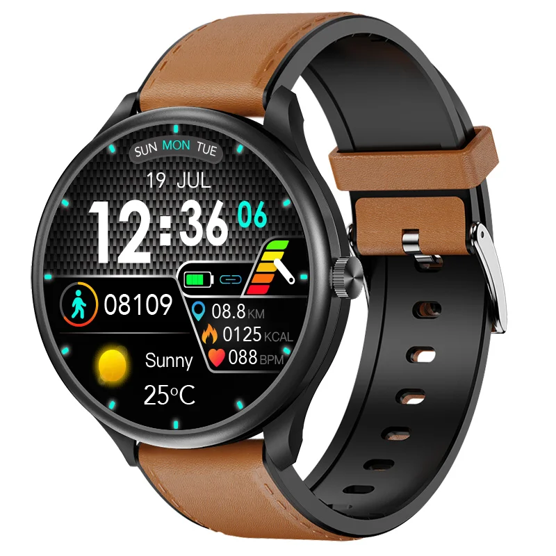 

New M3 1.28 Inch Tft 240*240 Health Detection Call Smart Watch Heart Rate Blood Pressure Detection Ip67 Waterproof Watch