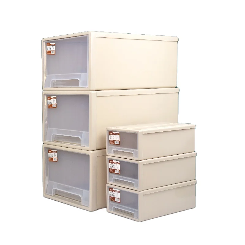 

2022 New arrival high quality drawer type storage box household organizer