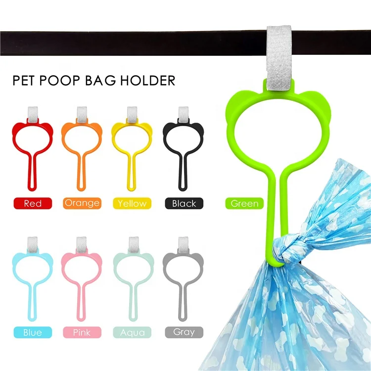 

Portable Hands Free Dog Poop Bag Holder Pet Dog Waste Dog Poop Bag Dispenser Accessory Clip Carrier, Customized color