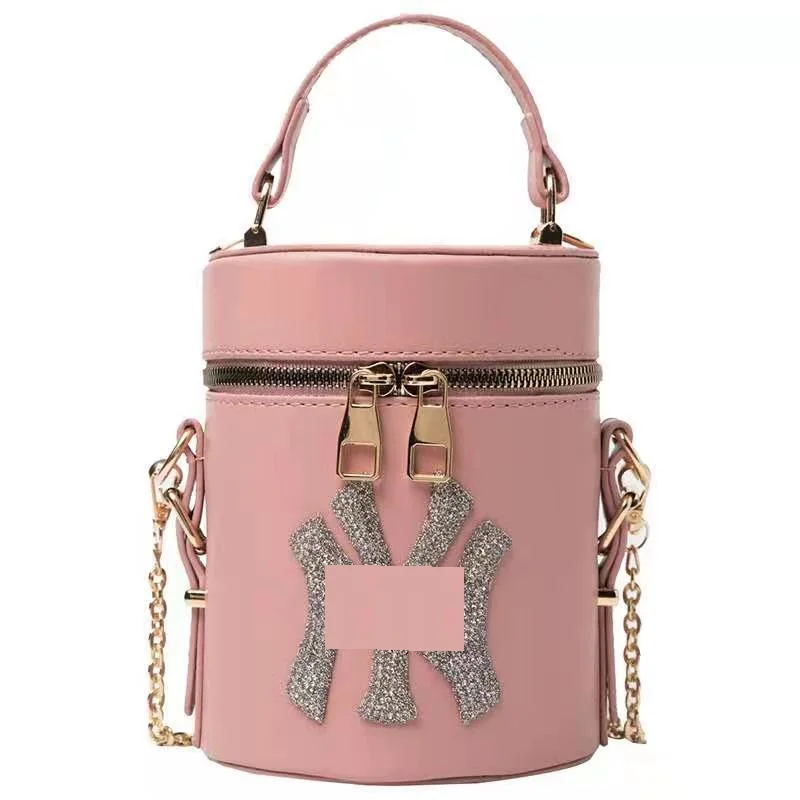 

Luxury Ny Mobile Phone Bag Rhinestones Ny Purse High Quality PU Hangbags