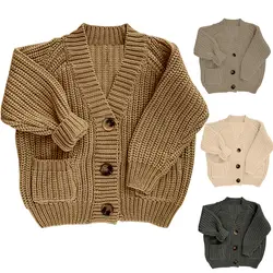 RTS Custom Children Boutique Knit Cotton Coats Gir