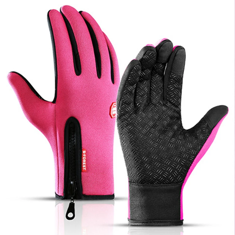 

Wholesales Autumn Winter Waterproof Gym Fitness Cycling Soccer Goalie Golf Glove Leather With Logo