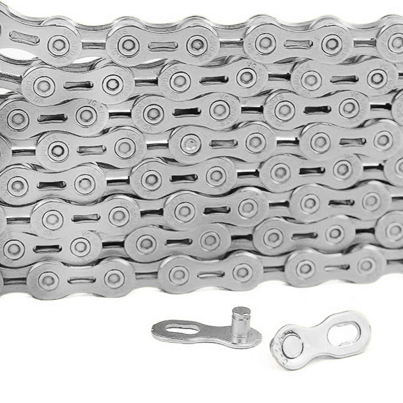 

8/9/10/11S 116L Bicycle Chains Half-Hollow Mountain Road Bike Chain Steel High Strength Ultralight Bike Chain Component Parts 1