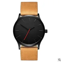 

2020 Amazon EBay Hot Sale Simple Large Dial Luxury Men's Watch Leather Watch Custom Logo reloj quartz hombre