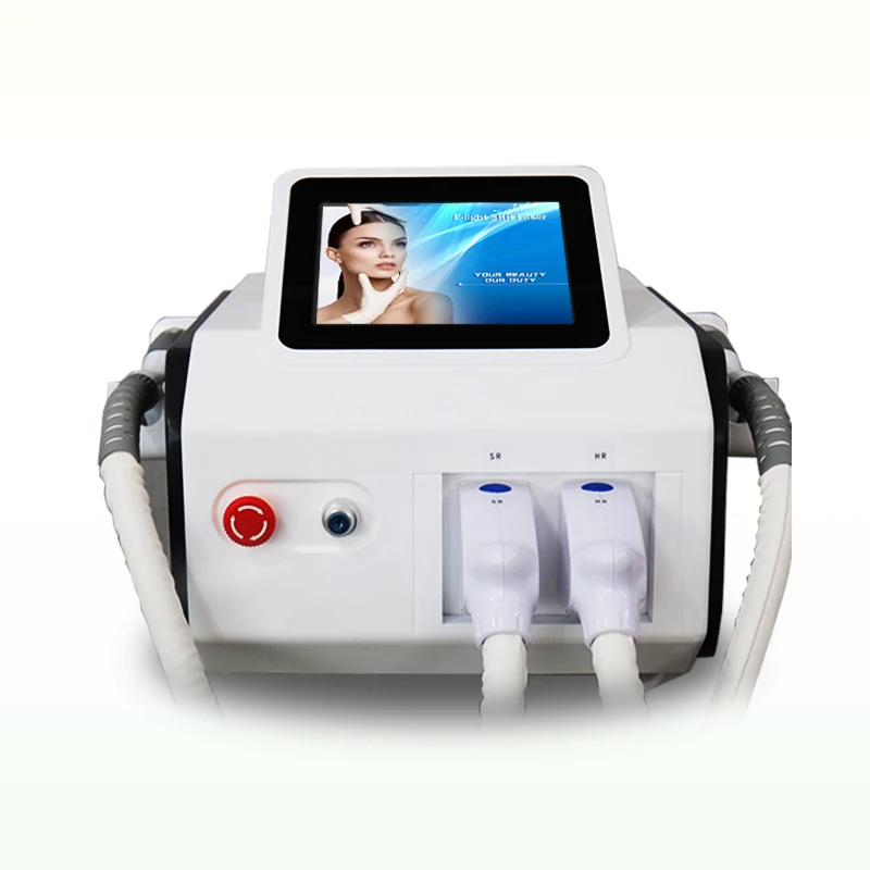 

Multifunctional 2 in 1 Portable IPL Hair Removal SHR Skin Rejuvenation Laser Beauty Machine for Wrinkle Removal Skin Tightening