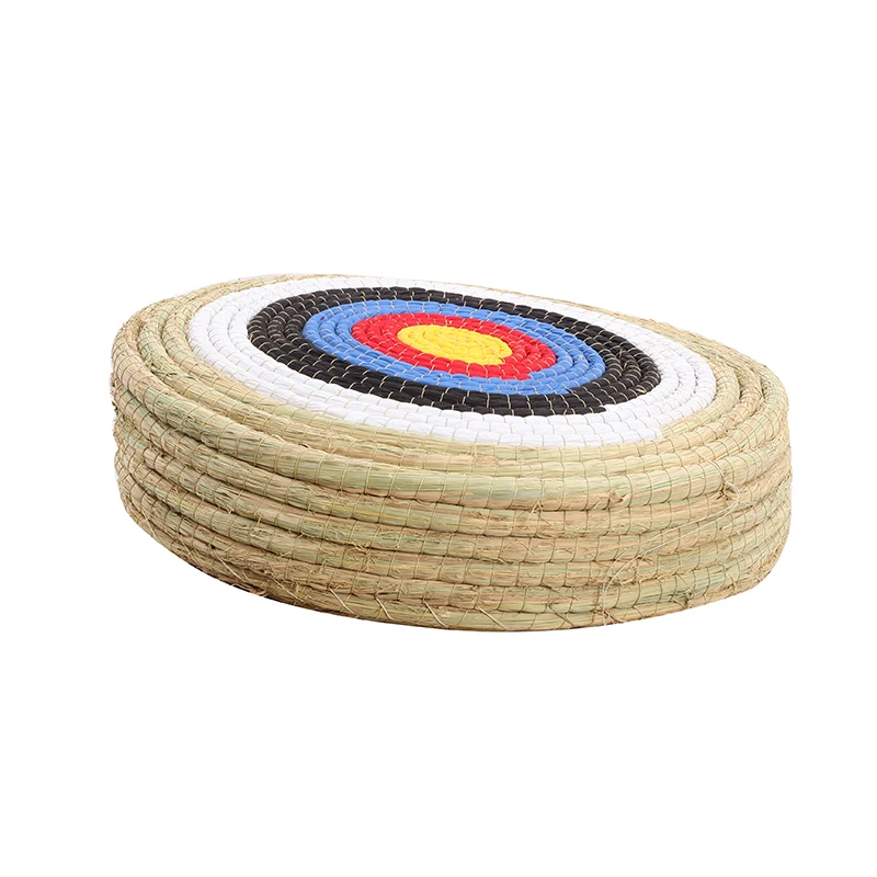 

Professional Target Arrows Straw Weaving Three Color Archery Targets Backyard Training Targets