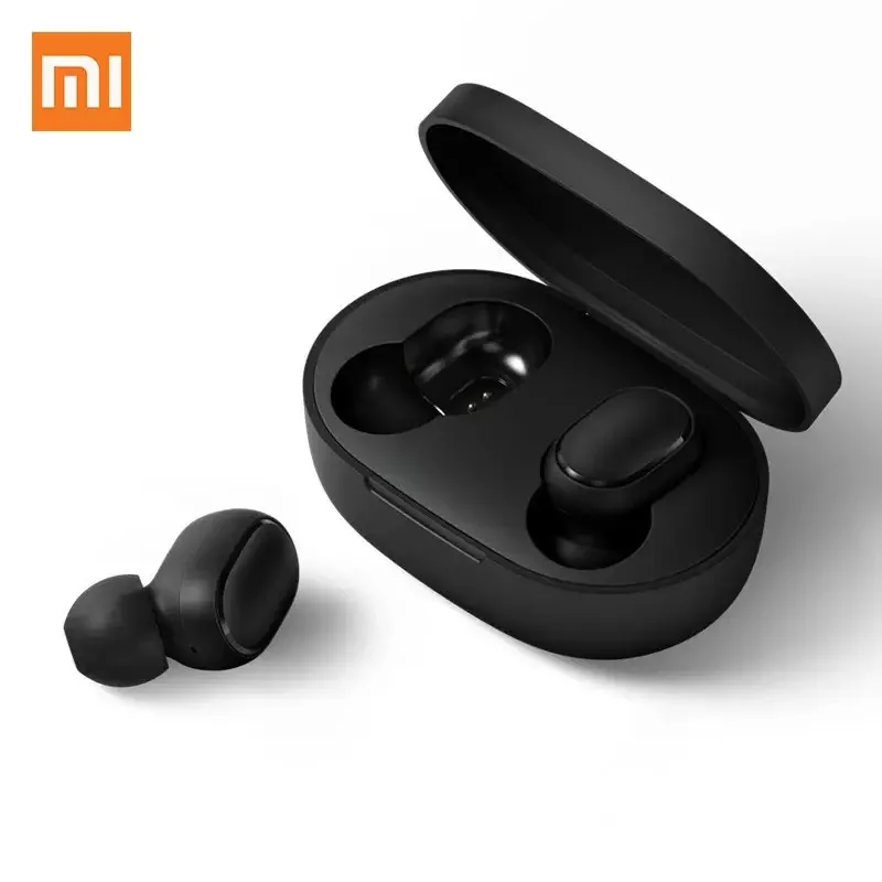 

original Xiaomi Mi True Wireless Earbuds Basic Redmi AirDots Wireless 5.0 Earphone Stereo Noise Reduction Mi Earphone, Black