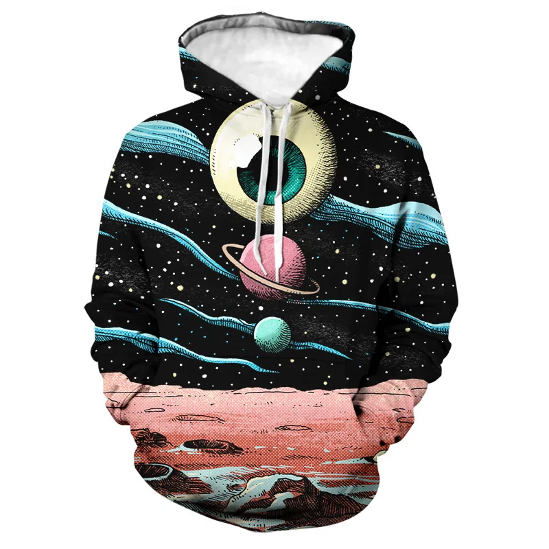 

EVERTOP OEM Capucha Space Sky Real Usa Size Hoody/Hoodie 3d Sublimation Print Anime Custom Clothing Manufacturers Mens Unisex