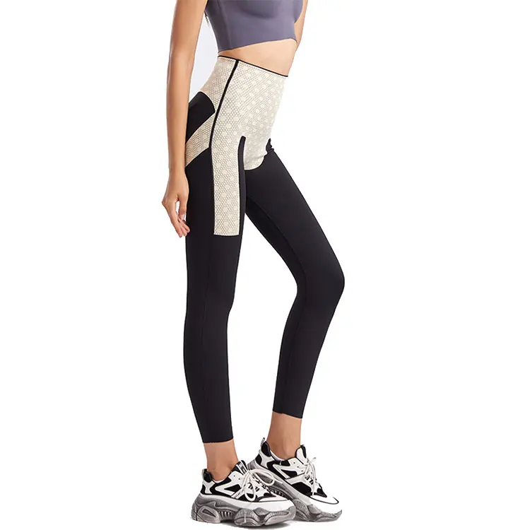 

Seamless Gym Workout High Waisted Warm Tights Woman Tummy Control Yoga Leggings