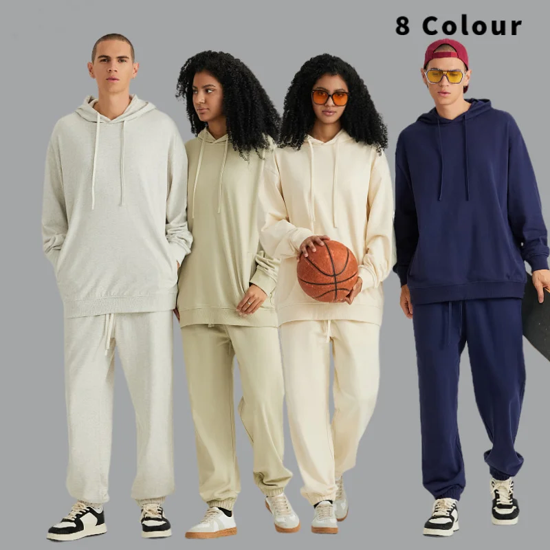 100% Cotton Hoodies Blank Thick Terry Heavy Weight Oversized Hoodies Custom Print Logo Men's Hoodies & Sweatshirts
