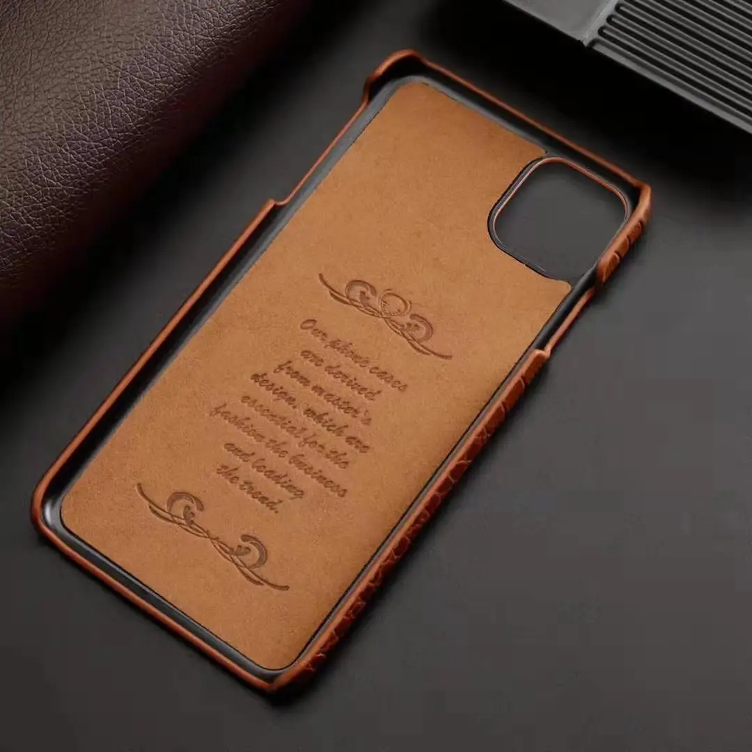 For Iphone 11 Leather Back Case Original Design Crocodile Leather For Iphone 11 Leather Back Case Original Design Crocodile Leather