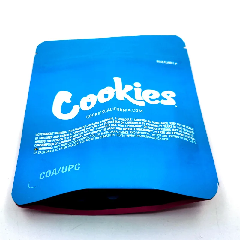Amazon Hot Sale Blue Cookies Mylar Packaging California Sf 8th 3.5g