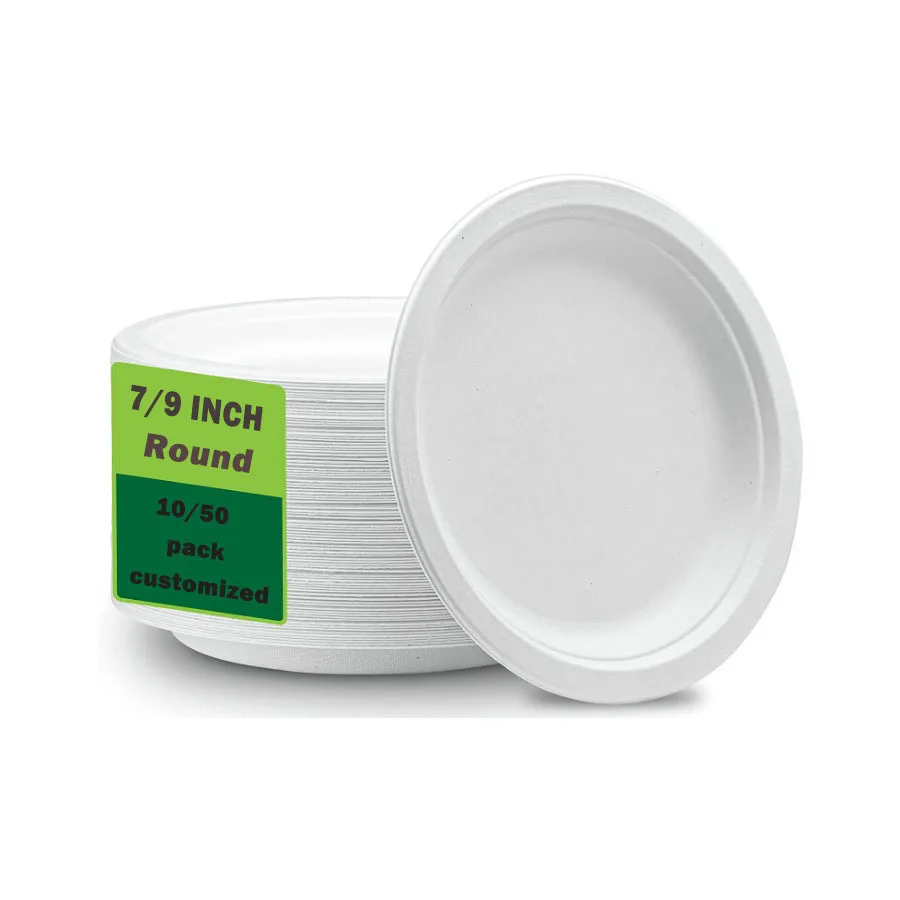 

Compostable Biodegradable Bagasse Plate
