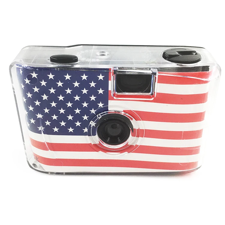 
Film camera Cheap Cute Reusable LOMO 35mm Film Camera promotion gift American flag 