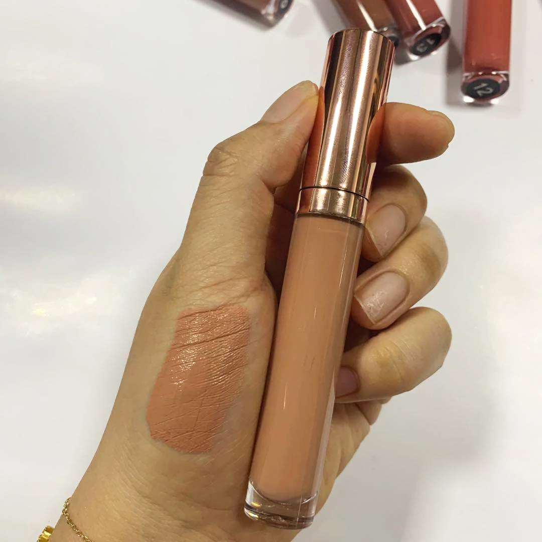 

Hot selling high quality cosmetics waterproof private label matte liquid lipstick