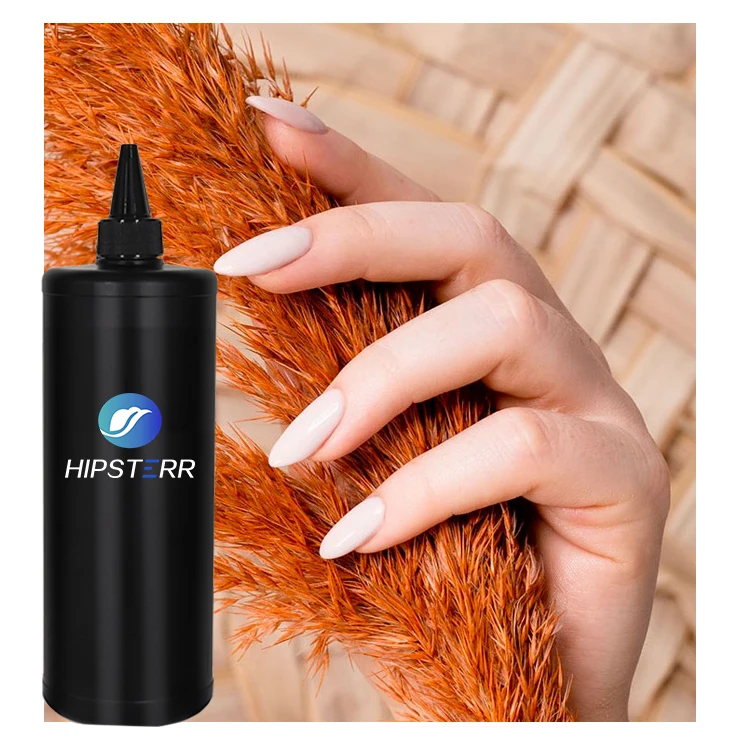 

Low Moq Hipsterr Private Label 1Kg Hema Free Professional Clear Uv Gel Base Coat Self-Filling For Nail Salon