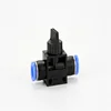 Top quality pipe air pneumatic fitting brass union elbow HVFF Hand valve