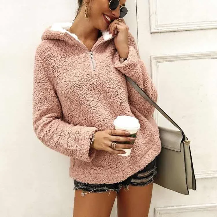 

hoodie Knitwear Women Spring And Autumn Korean Version Of The New Jersey Loose Medium Solid-Color Long-Sleeve Sweater Coa, As pic show