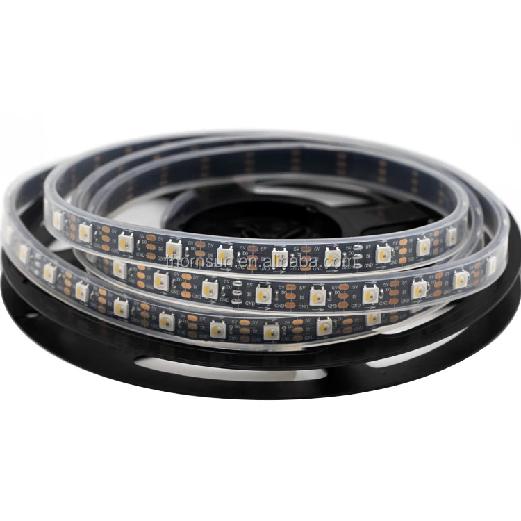 Outdoor waterproof 5v addressable sk6812 rgbw 5050 led strip with ce rohs