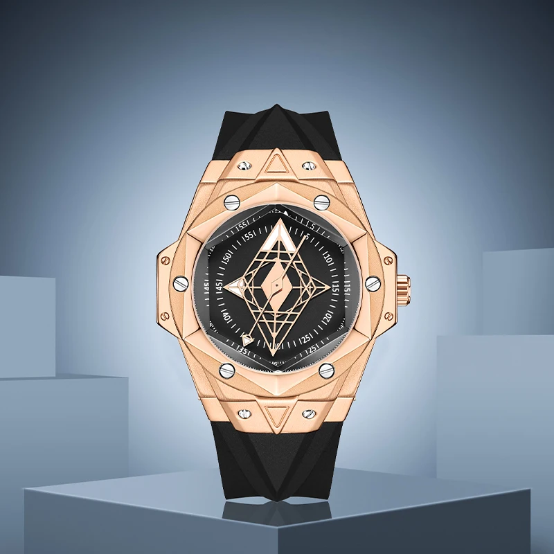 

New Fashion Waterproof Quartz Mens Watch Sport Watch 2020 Silicone Watch Straps
