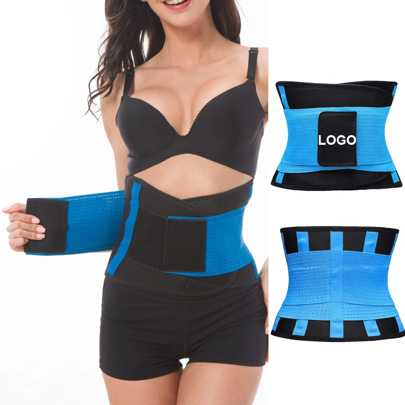 

Waist Trainer Women Waist Cincher Trimmer Slimming Body Shaper Belt Sport Girdle Belt, Blue,black,green,pink,yellow