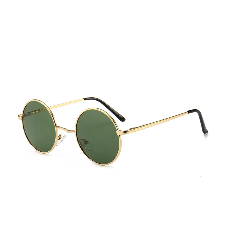

Round classic cheap circle shade fashion women men metal sunglasses