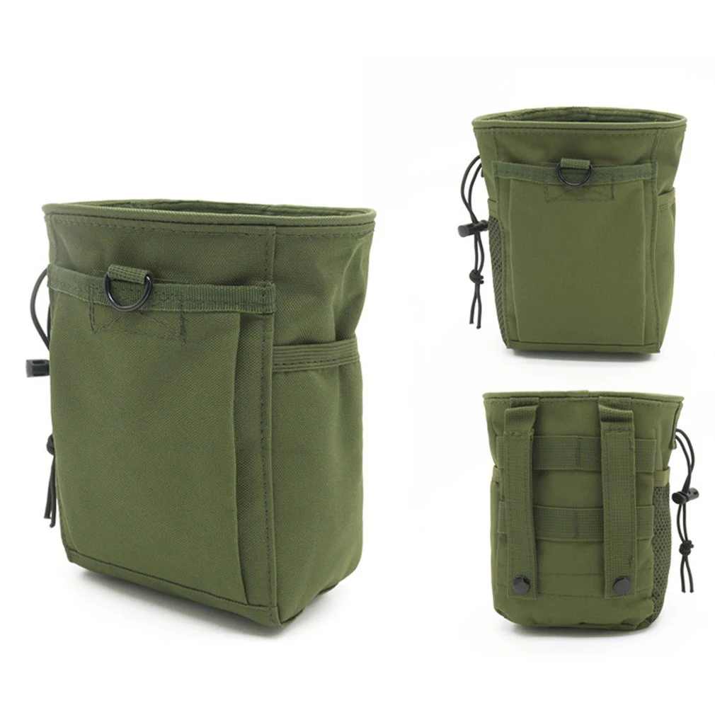 

Military Adjustable Belt Utility Hip Holster Bag Outdoor Mag Pouch Tactical Molle Drawstring Magazine Dump Pouch