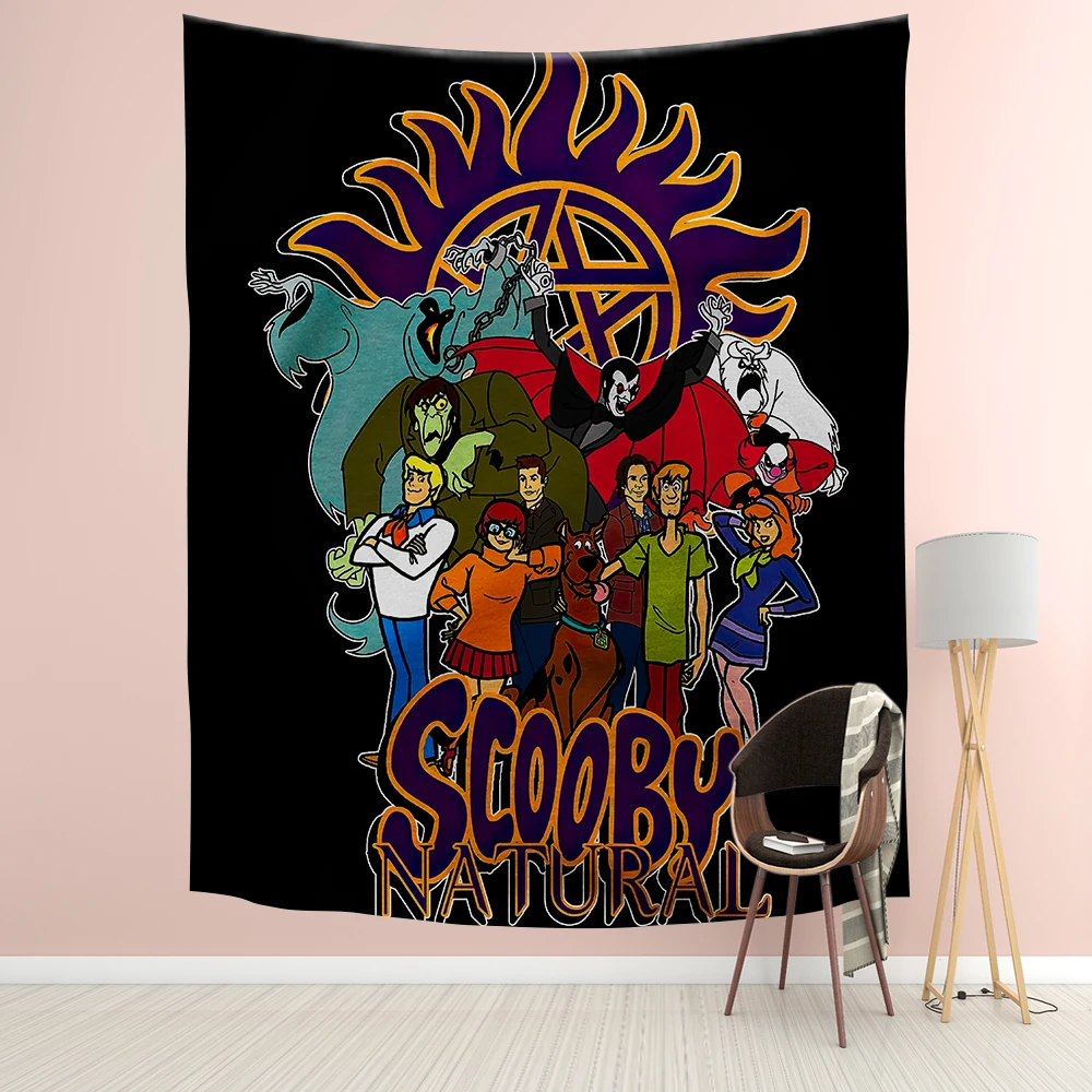 

OEM Factory Custom Hanging Cloth Cartoon style Tapestry Wall Hangings Decorative Tapestries