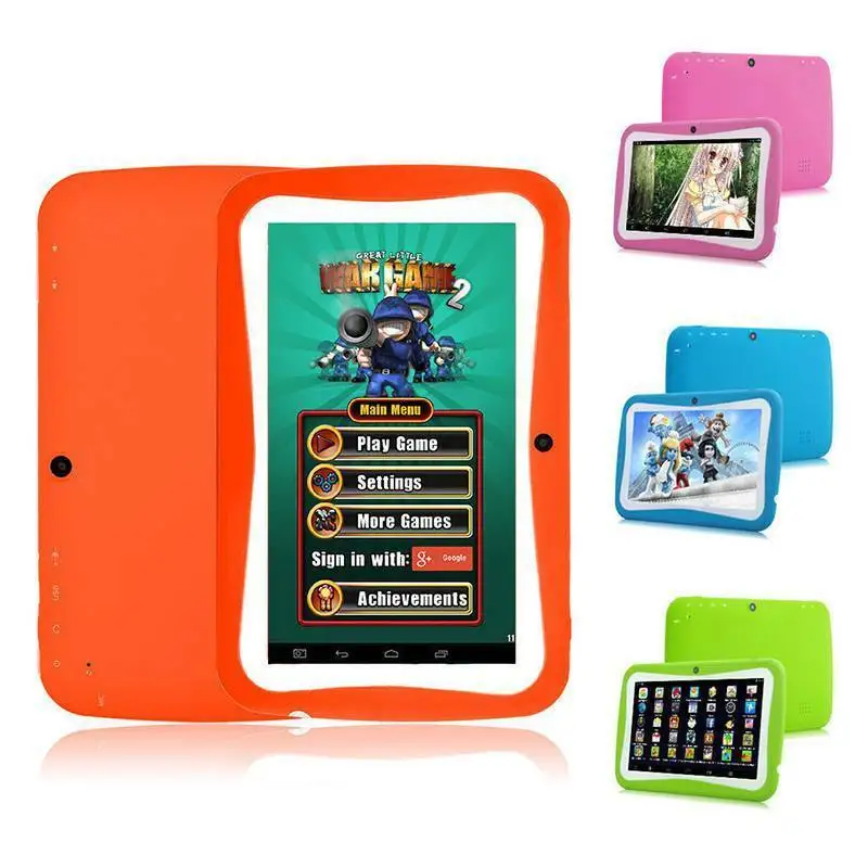 

2019 Vidhon Amazon New Arrival Children Android Tablet 7inch Screen Android Front Camera Rear