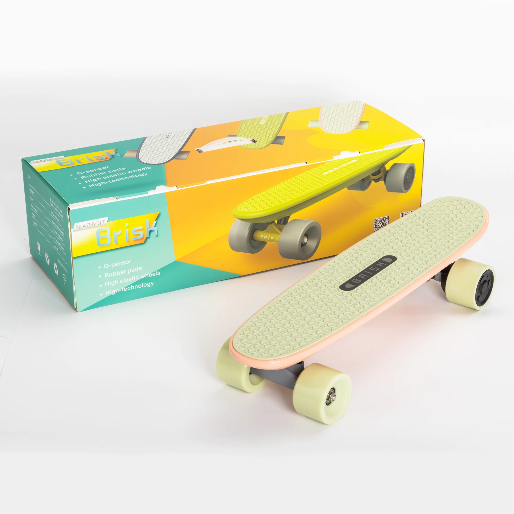 

Most Popular Skatebolt Brisk cheap Mini dual hub motor self-banlanced hover board Electric Skateboard
