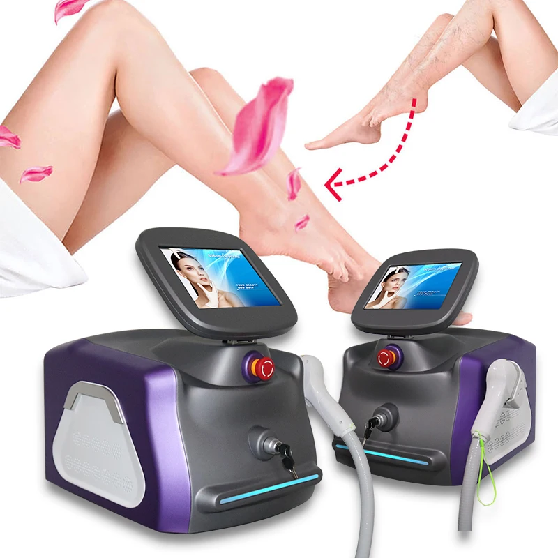 

Big Power Permanent Laser Hair Removal 755 1064 Hair Removal Machine 808nm Diode Laser Factory Cheap Price