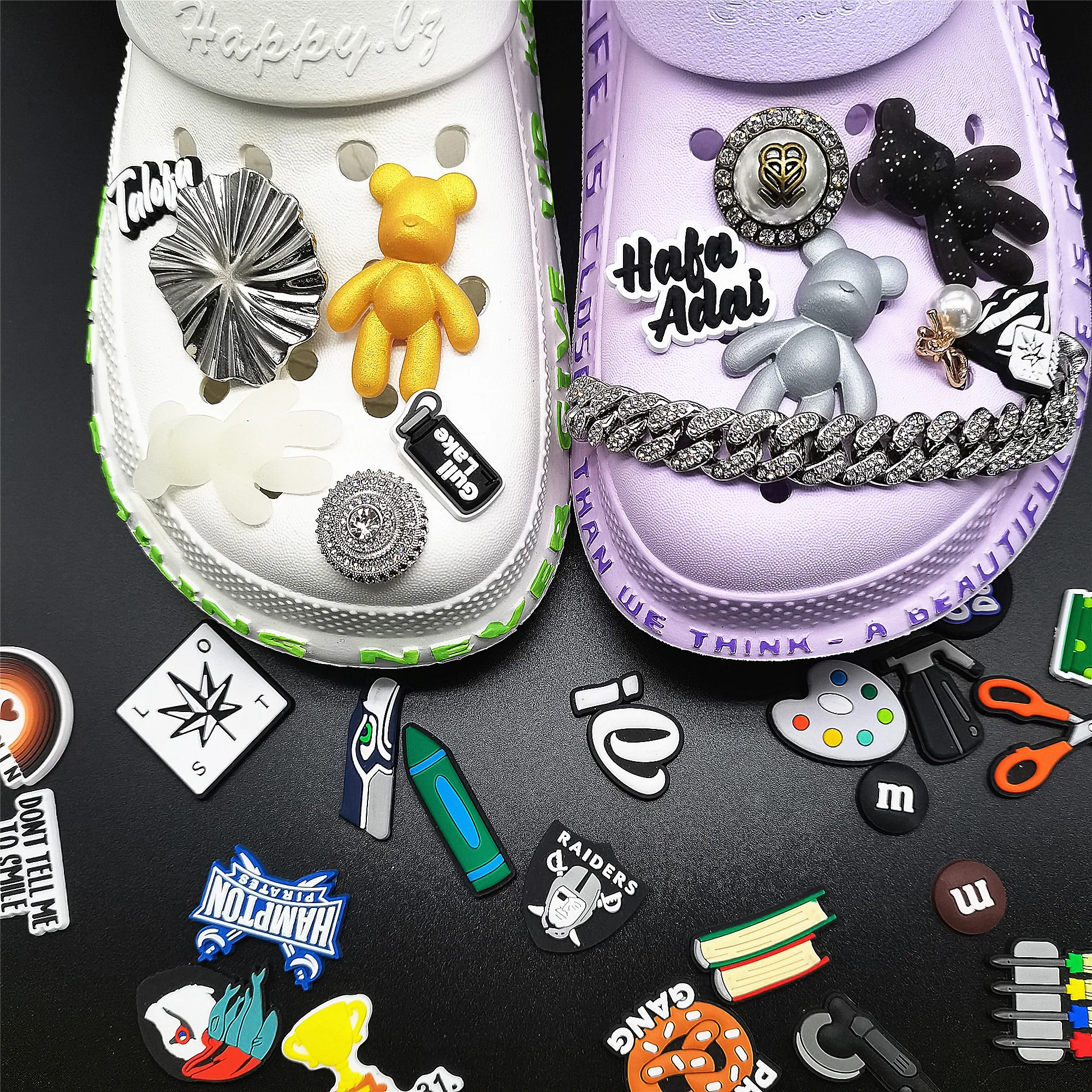 

Hot Sale High Grade Croc Shoe Charms Kids New Croc Shoe Accessories Clog Charms Soft Rubber Croc Charms, Picture
